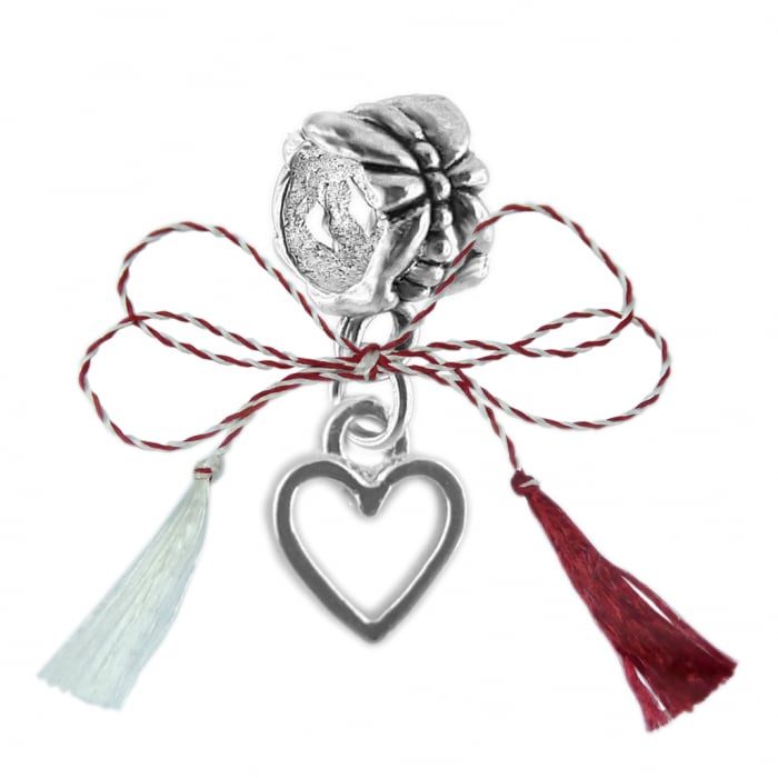 Martisor Charm argint Inimioara 9285140 Dras [1]