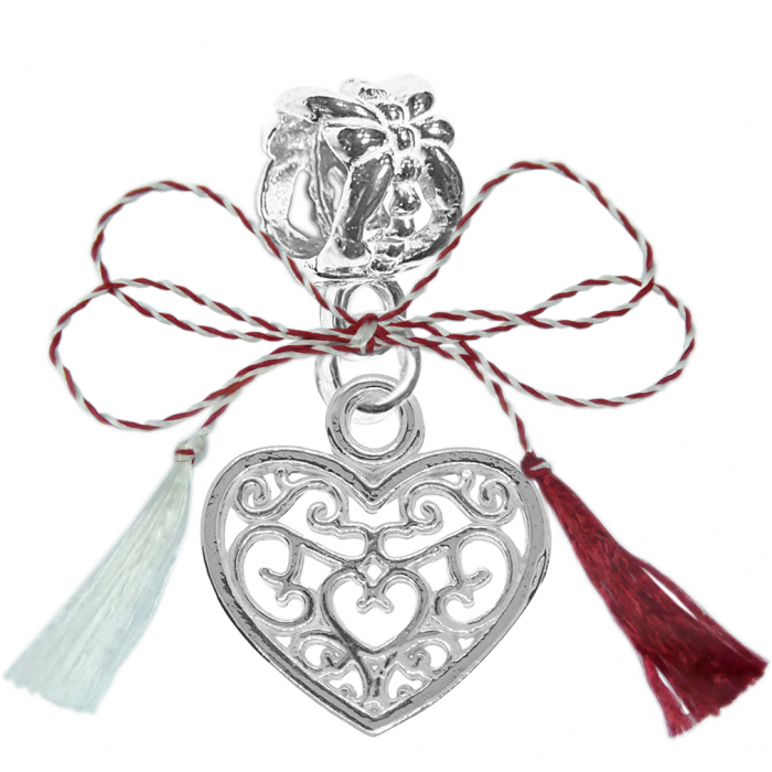 Martisor Charm argint Inimioara 9492200 Dras [1]