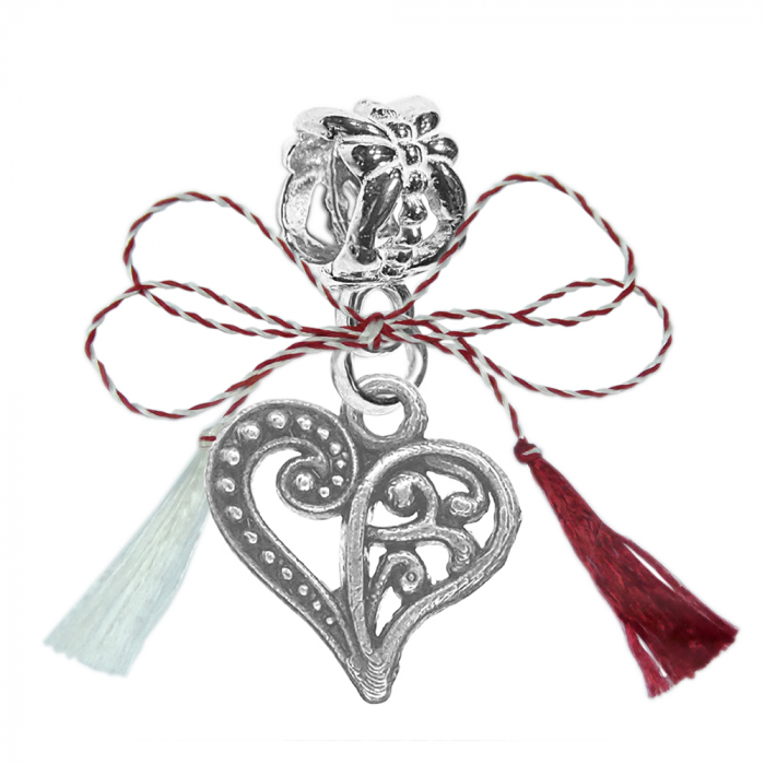 Martisor Charm argint Inimioara 9560240 Dras [1]