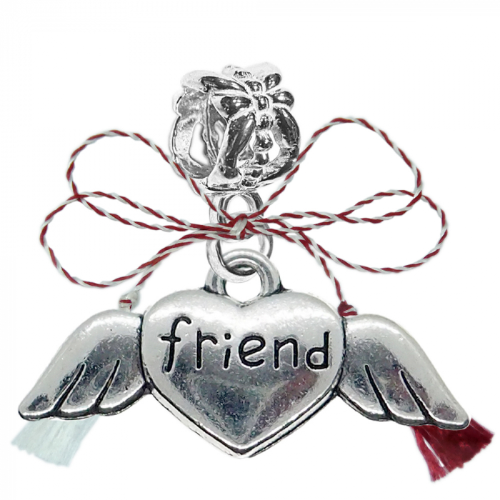 Martisor Charm argint Inimioara friend 9559420 Dras [1]