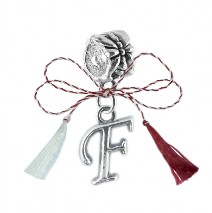 Martisor Charm argint Litera F 9218150 Dras [1]