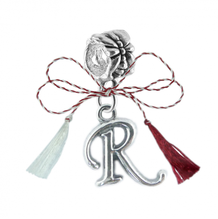 Martisor Charm argint Litera R 9229170 Dras [1]