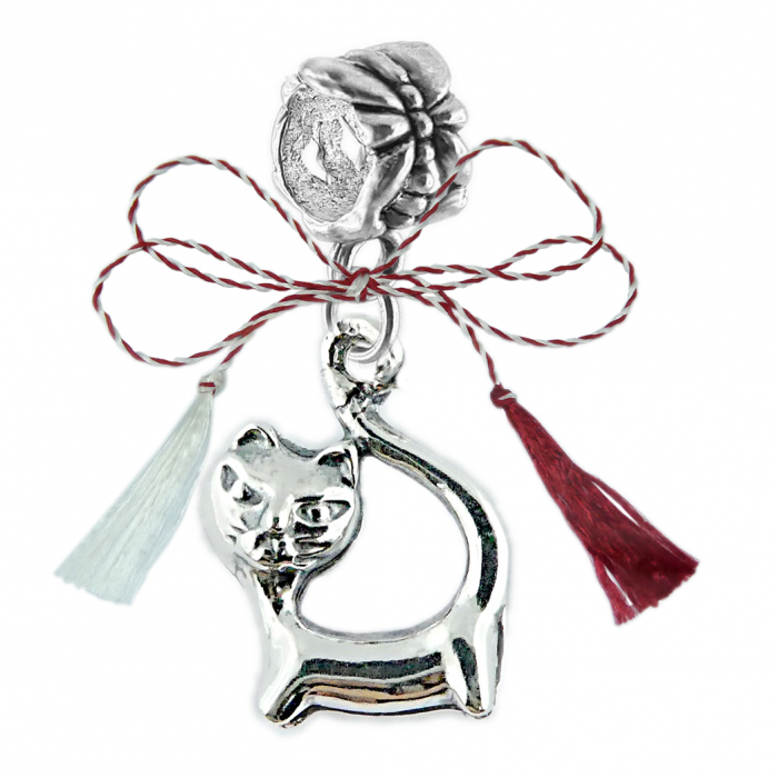 Martisor Charm argint Pisica 6213350 Dras [1]