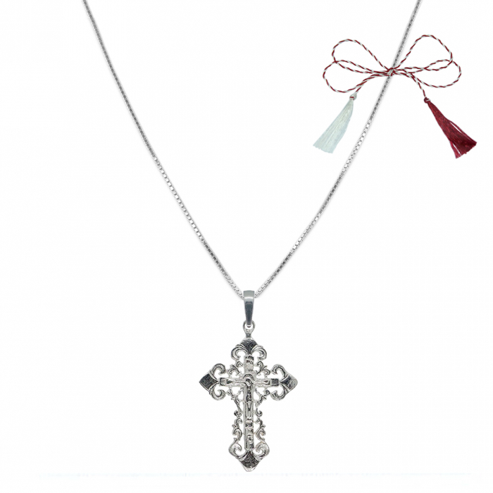 Martisor Lantisor argint personalizat cruciulita argint 4212VEN365 Dras [1]