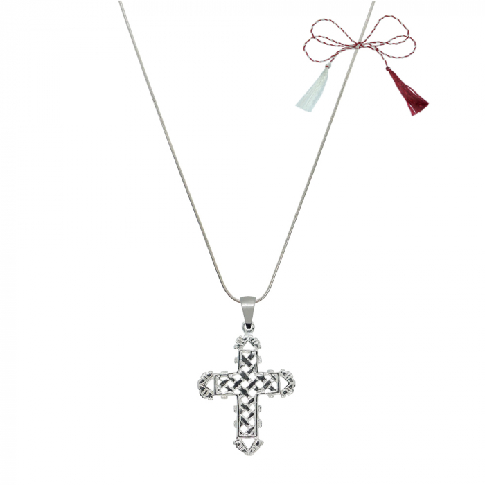 Martisor Lantisor argint personalizat cruciulita argint 4224SCH580 Dras [1]