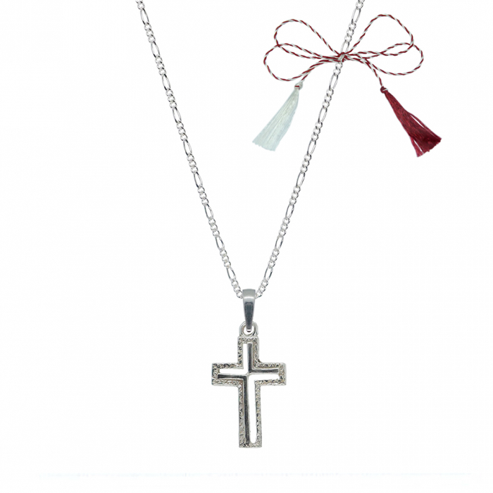 Martisor Lantisor argint personalizat cruciulita argint 4230FIG31370 Dras [1]