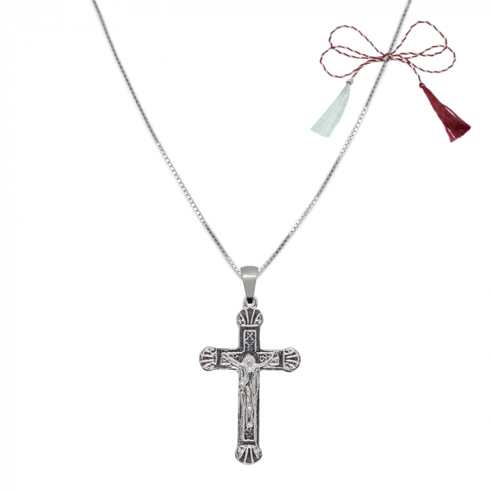 Martisor Lantisor argint personalizat cruciulita argint 4508VEN465 Dras [1]