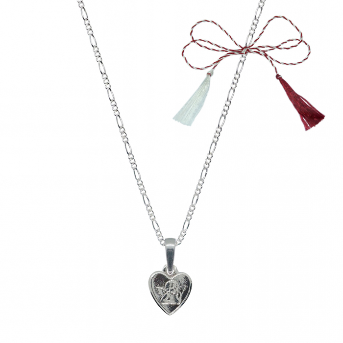 Martisor Lantisor argint personalizat medalion Ingeras argint 4359FIG31370 Dras [1]
