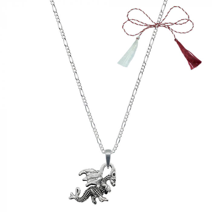 Martisor Lantisor argint personalizat pandantiv Dragon 9881FIG31430 Dras [1]