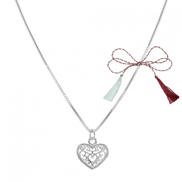 Martisor Lantisor argint personalizat pandantiv Inimioara argint 9492VEN300 Dras [1]