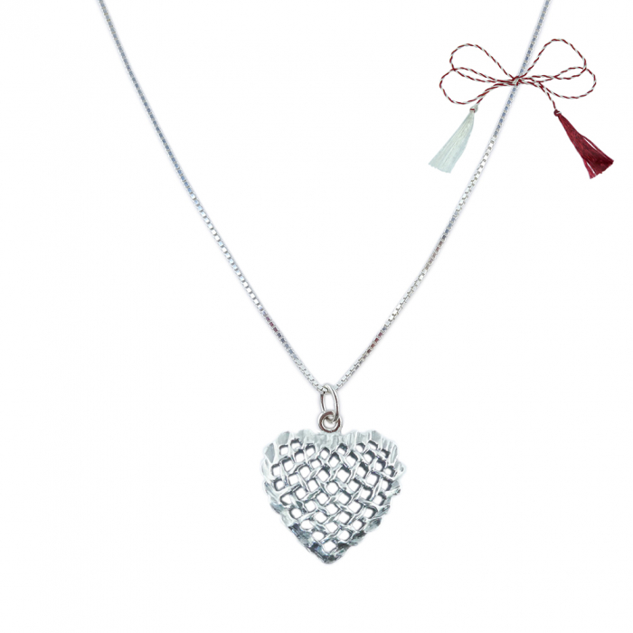 Martisor Lantisor argint personalizat pandantiv Inimioara argint argint 4390VEN390 Dras [1]