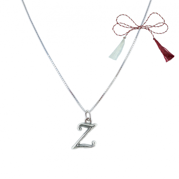 Martisor Lantisor argint personalizat pandantiv Litera Z argint 9235VEN260 Dras [1]