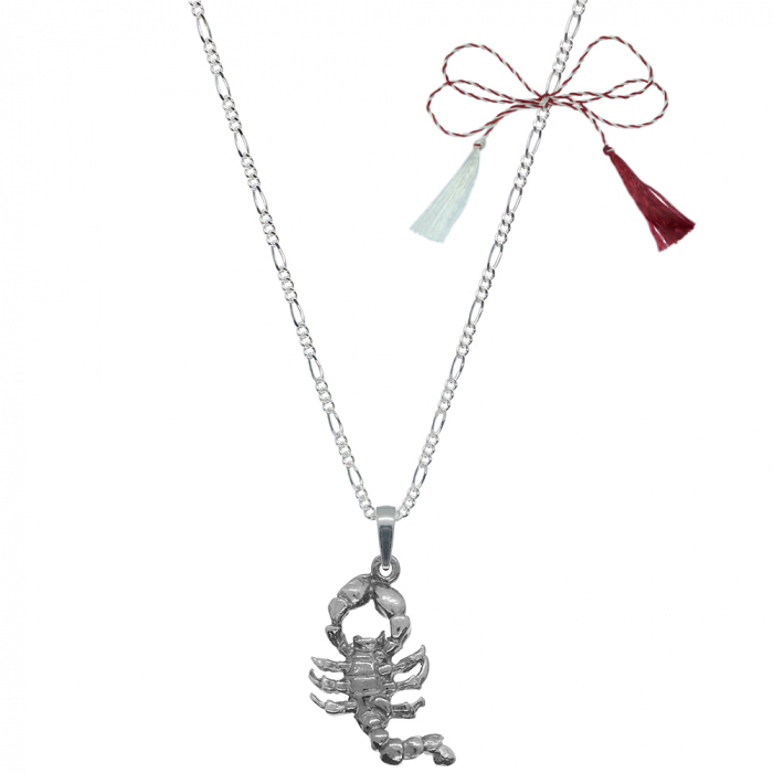 Martisor Lantisor argint personalizat pandantiv Scorpion 6221FIG31610 Dras [1]