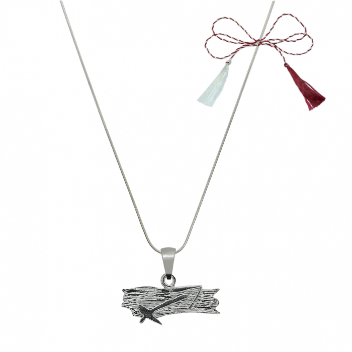 Martisor Lantisor argint personalizat pandantiv zodie Sagetator zodiac grecesc argint 4132SCH640 Dras [1]