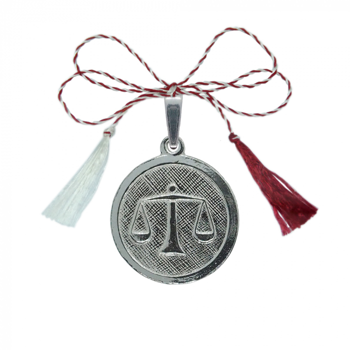 Martisor Medalion argint zodie Balanta zodiac european 4201200 Dras [1]