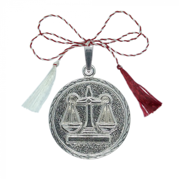 Martisor Medalion argint zodie Balanta zodiac european 4202300 Dras [1]
