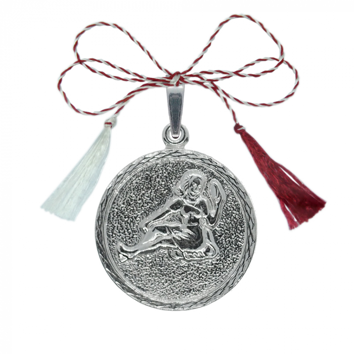 Martisor Medalion argint zodie Fecioara zodiac european 4202300 Dras [1]