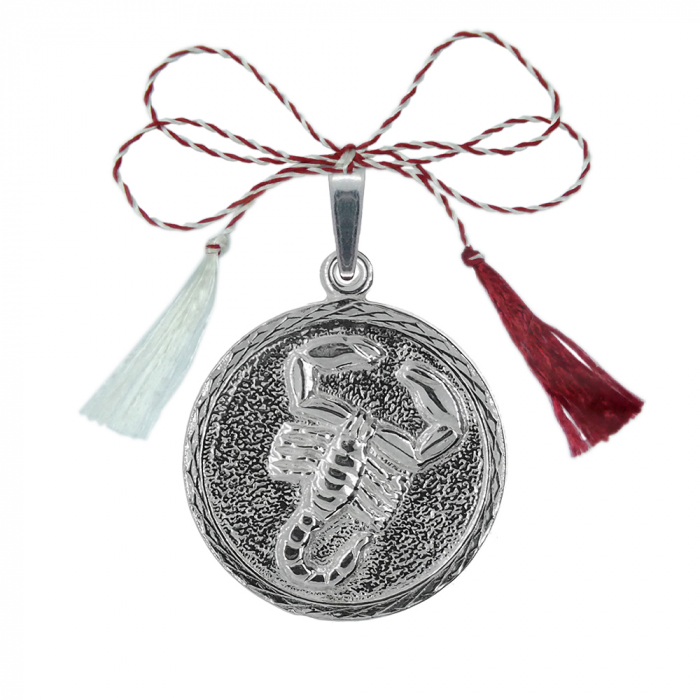 Martisor Medalion argint zodie Scorpion zodiac european 4202300 Dras [1]
