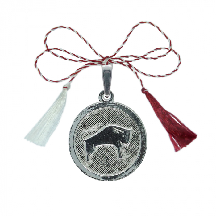 Martisor Medalion argint zodie Taur zodiac european 4201200 Dras [1]