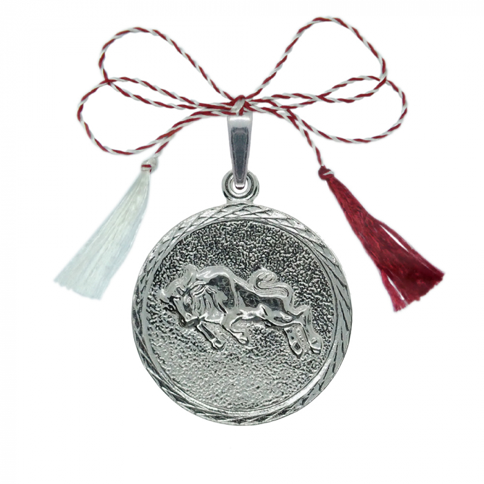 Martisor Medalion argint zodie Taur zodiac european 4202300 Dras [1]