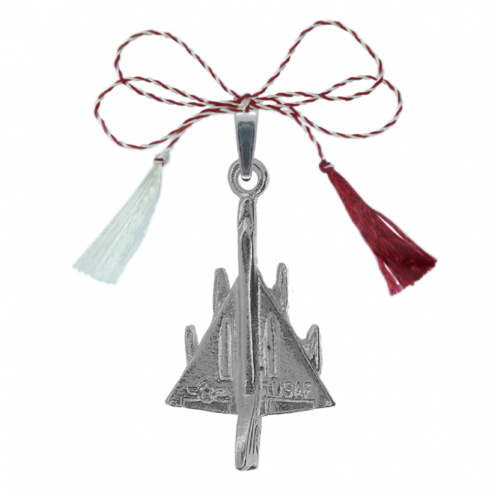 Martisor Pandantiv argint Avion MiG 8453355 Dras [1]