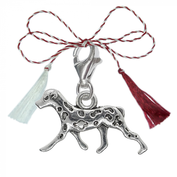 Martisor Pandantiv argint carabina Caine Dalmatian 9291250 Dras [1]