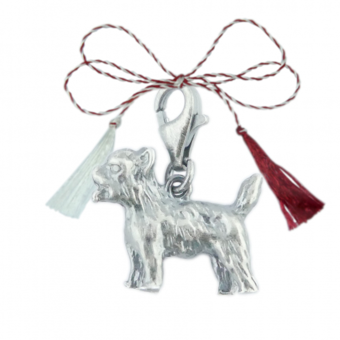 Martisor Pandantiv argint carabina Caine Yorkshire 6052360 Dras [1]