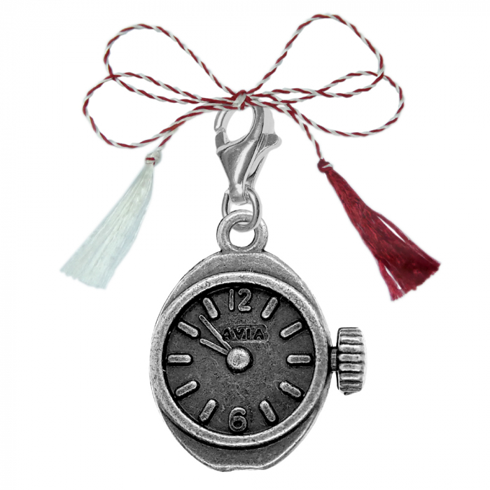 Martisor Pandantiv argint carabina Ceas 9601450 Dras [1]