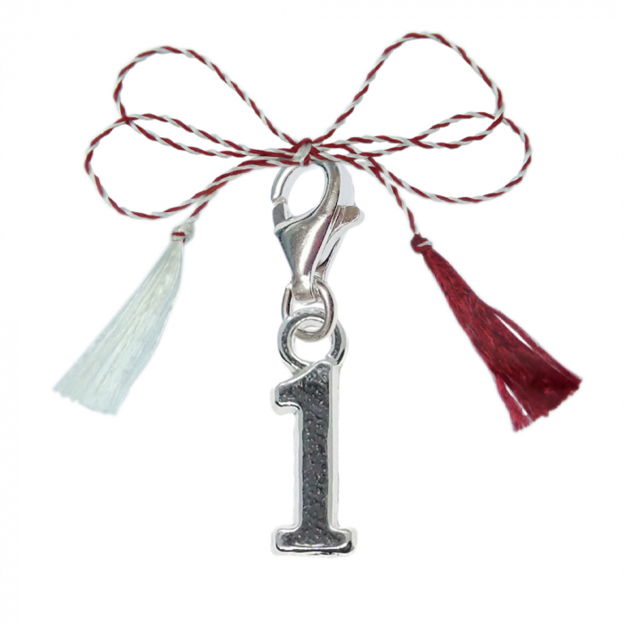 Martisor Pandantiv argint carabina Cifra 1 9521185 Dras [1]