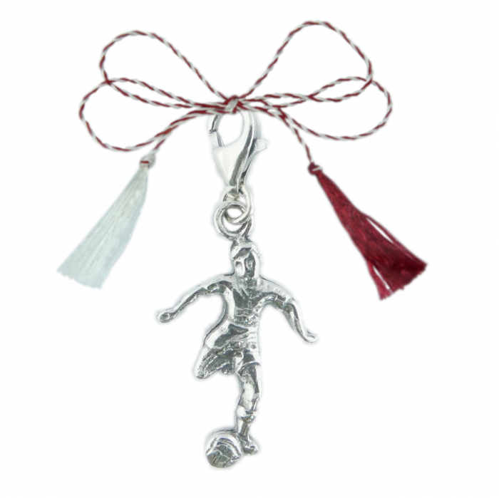 Martisor Pandantiv argint carabina Fotbalist 6088230 Dras [1]