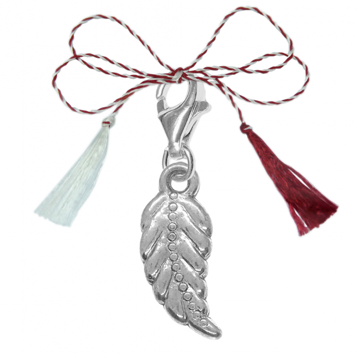 Martisor Pandantiv argint carabina Frunza 1007916 Dras [1]