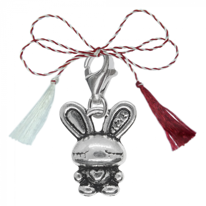 Martisor Pandantiv argint carabina Iepuras 9692470 Dras [1]