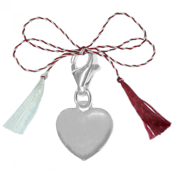 Martisor Pandantiv argint carabina Inimioara 6776290 Dras [1]