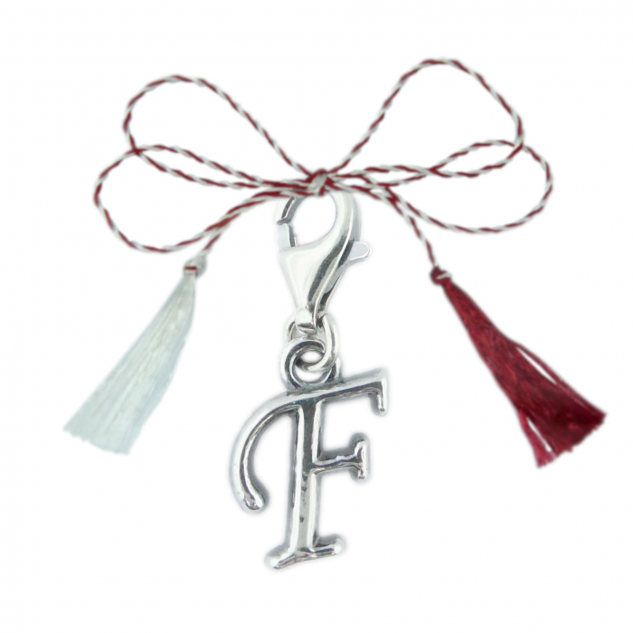 Martisor Pandantiv argint carabina Litera F 9218110 Dras [1]