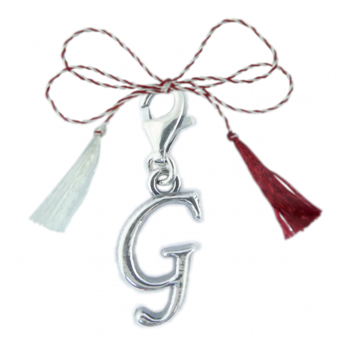 Martisor Pandantiv argint carabina Litera G 9219120 Dras [1]