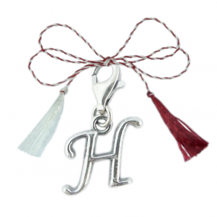 Martisor Pandantiv argint carabina Litera H 9220135 Dras [1]