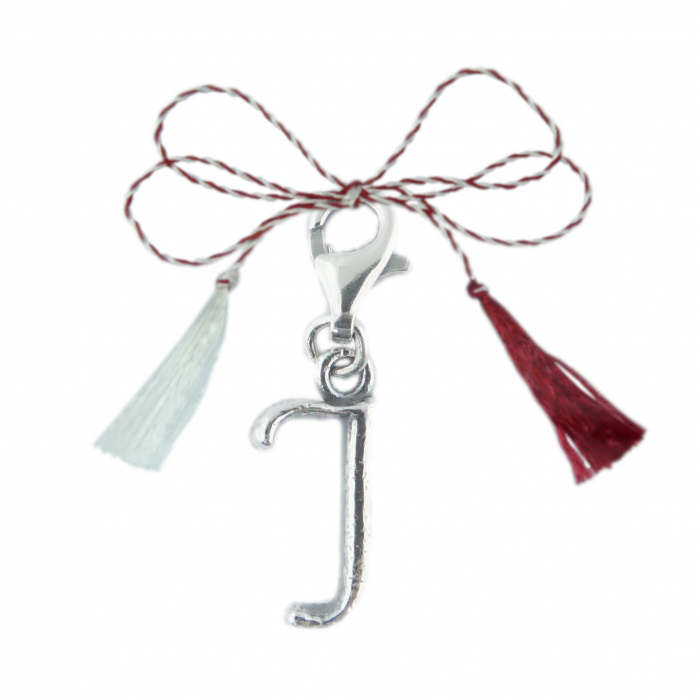 Martisor Pandantiv argint carabina Litera J 9222100 Dras [1]