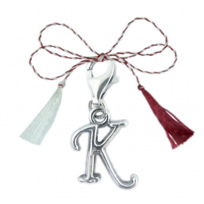 Martisor Pandantiv argint carabina Litera K 9223115 Dras [1]