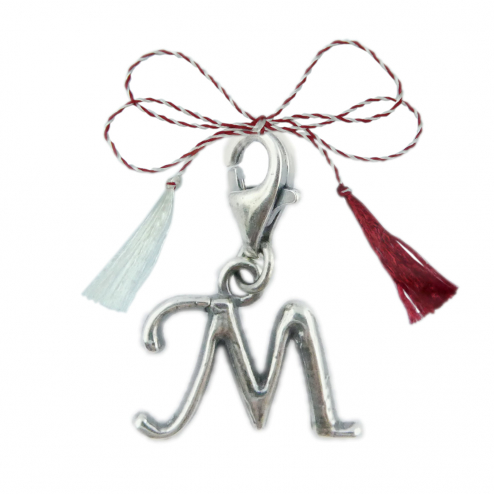 Martisor Pandantiv argint carabina Litera M 9256150 Dras [1]