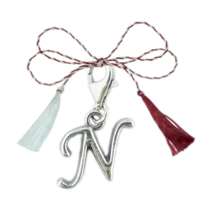 Martisor Pandantiv argint carabina Litera N 9225130 Dras [1]