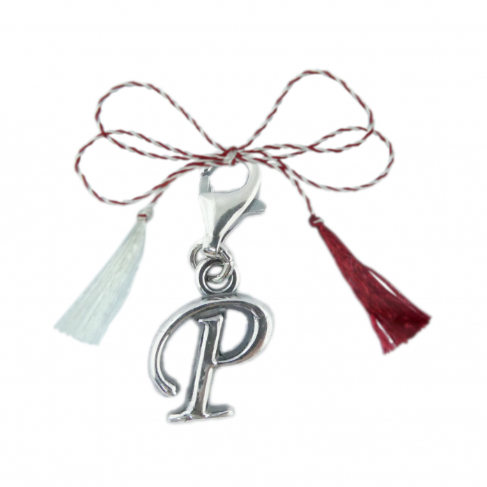 Martisor Pandantiv argint carabina Litera P 9227110 Dras [1]