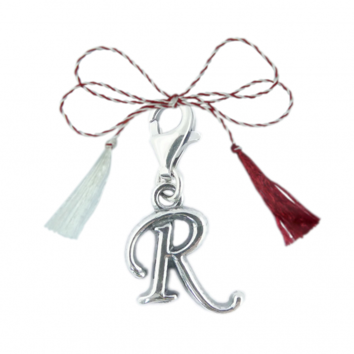 Martisor Pandantiv argint carabina Litera R 9229130 Dras [1]