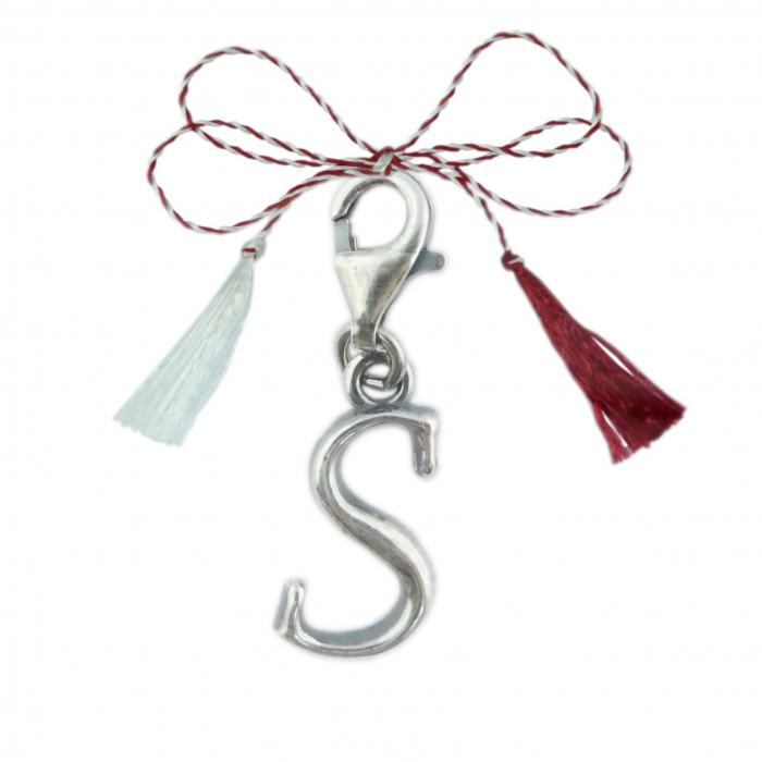 Martisor Pandantiv argint carabina Litera S 9255115 Dras [1]