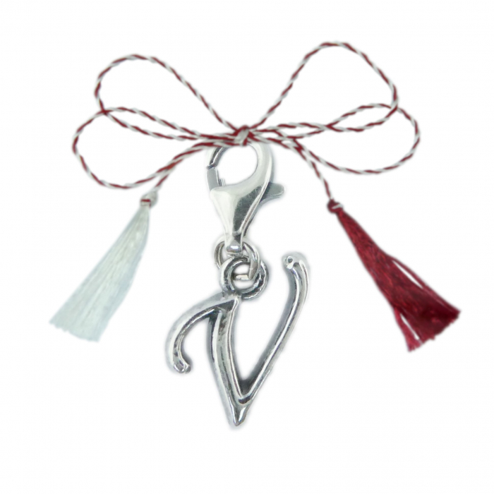 Martisor Pandantiv argint carabina Litera V 9231105 Dras [1]