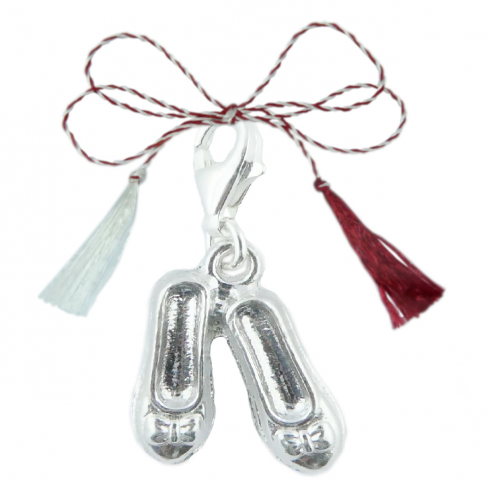 Martisor Pandantiv argint carabina Pantofi 6432300 Dras [1]