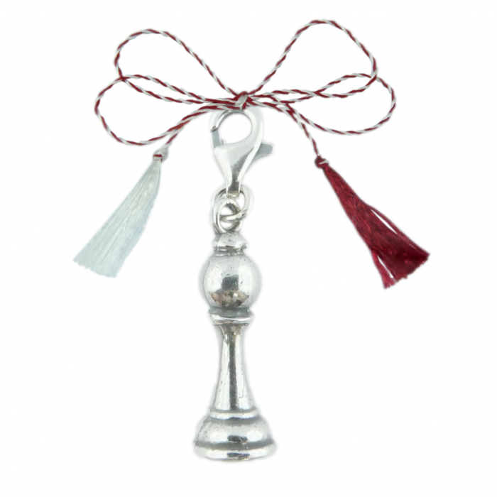 Martisor Pandantiv argint carabina Piesa sah Nebun 9253360 Dras [1]
