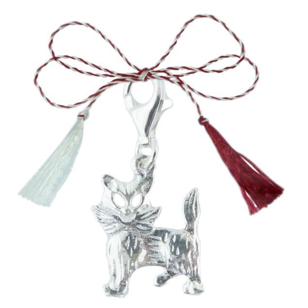 Martisor Pandantiv argint carabina Pisica 6211135 Dras [1]