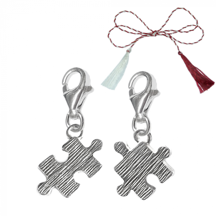 Martisor Pandantiv argint carabina Puzzle 9982330 Dras [1]