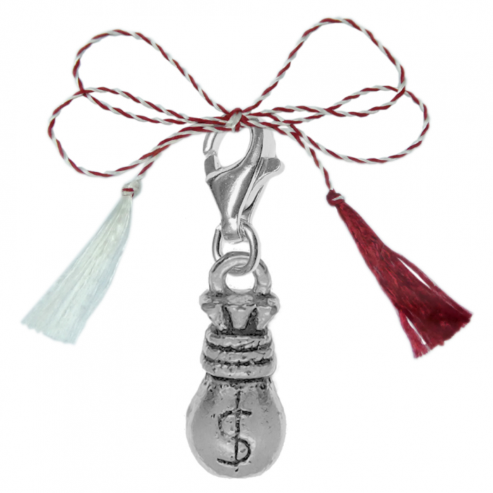 Martisor Pandantiv argint carabina Saculet bani 7131320 Dras [1]
