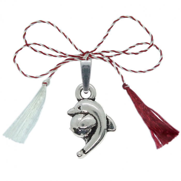 Martisor Pandantiv argint Delfin cu minge 9875195 Dras [1]